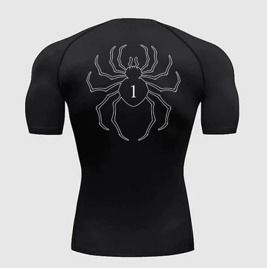 Nobunaga spider 1 compression shirt short sleeve